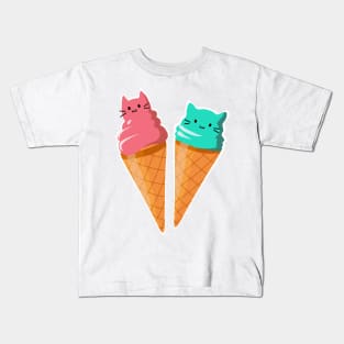 Ice Cream Cats Kids T-Shirt